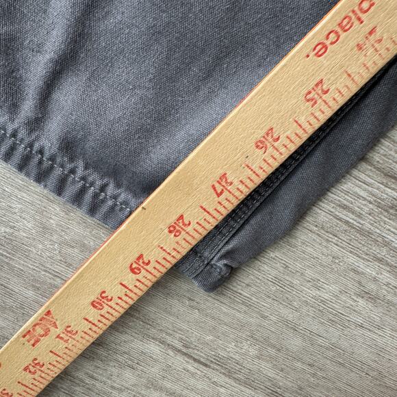 Carhartt B159 CHR Gray Carpenter Pants Mens 40x30 Loose Fit Workwear Canvas - Picture 7 of 9